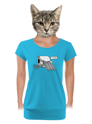 női póló elasztikus alsó szegéllyel