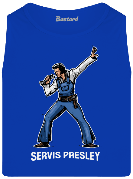 Servis Presley férfi trikó Royal Blue
