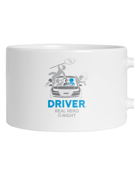 Driver macaron bögre White