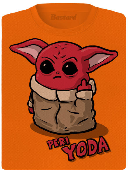 Peri Yoda női sportpóló Neon Orange