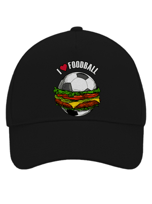 Foodball baseballsapka Black