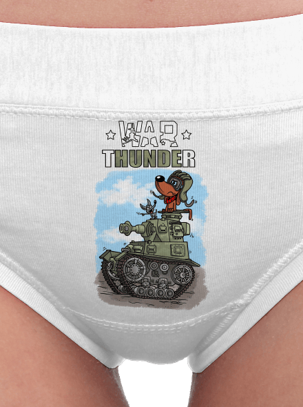 War Hunde női bugyik White