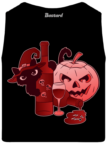 Hello wine férfi trikó Black