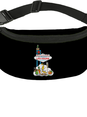 Las Vegan övtáska Black