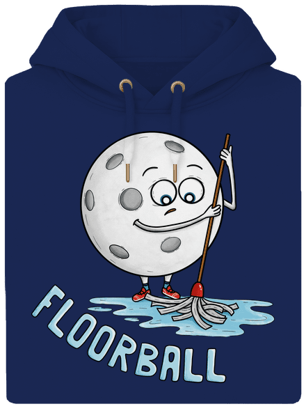 Floorball unisex prémium pulóver Navy