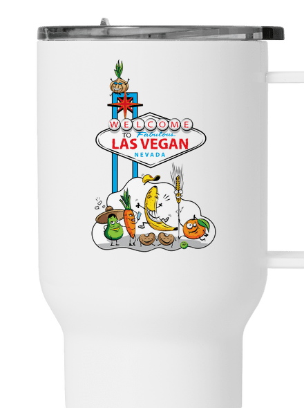 Las Vegan termosz bögre White