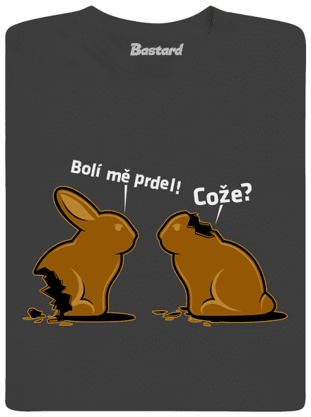 Fáj a seggem! férfi hosszú ujjú póló Dark Grey