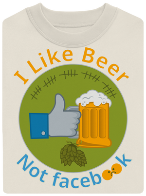 I like beer unisex crewneck Off White