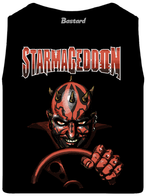 Starmageddon férfi trikó Black