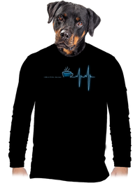 férfi hosszú ujjú póló