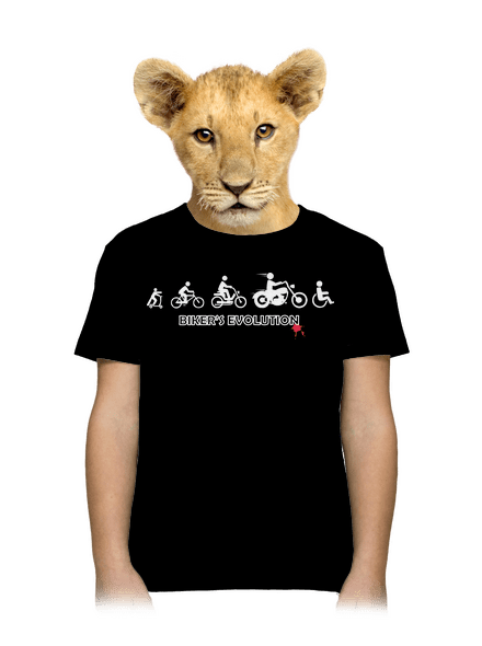Bikers evolution gyerek póló Black