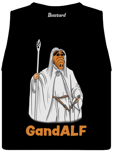 GandALF női bővített trikó Black