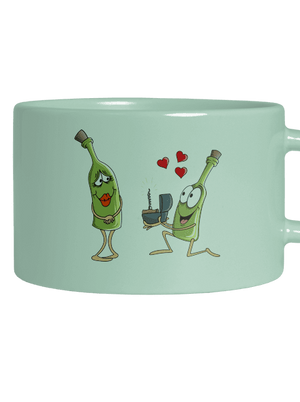 A bor szeretete macaron bögre Mint Macaron