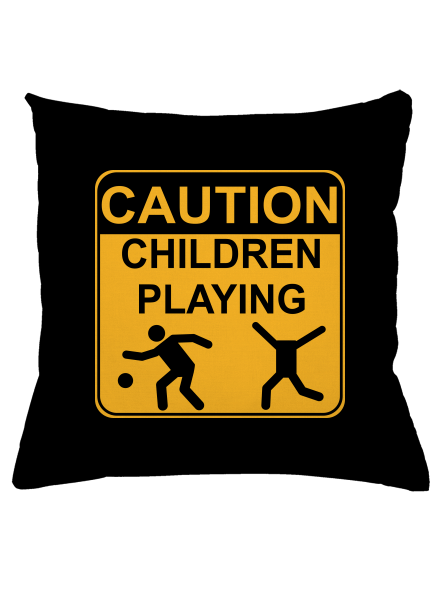Children Playing párna Black