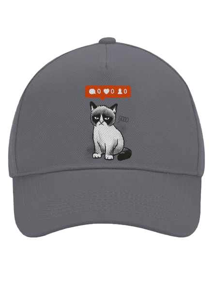 Grumpy baseballsapka Graphite grey