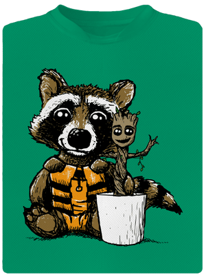 A galaxis őrzői gyerek sport póló Kelly Green Mal