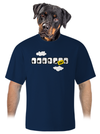 unisex túlméretezett póló