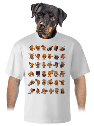 unisex túlméretezett póló