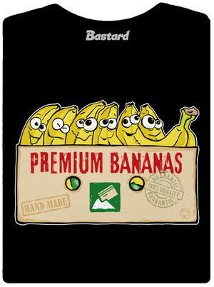 Premium Bananas prémium női póló Black