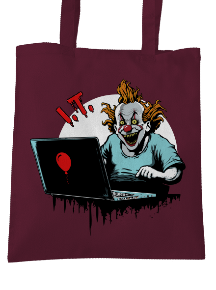 I.T. Clown táska Burgundy