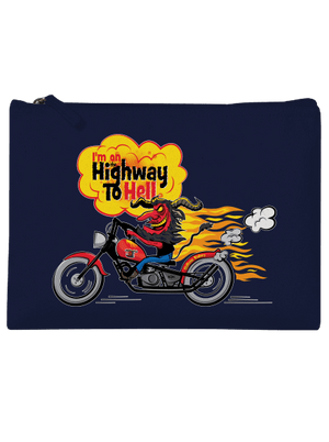 Highway to hell kis táska French Navy