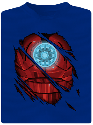 Ironman férfi sportpóló Royal Blue Mal