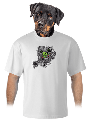 unisex túlméretezett póló