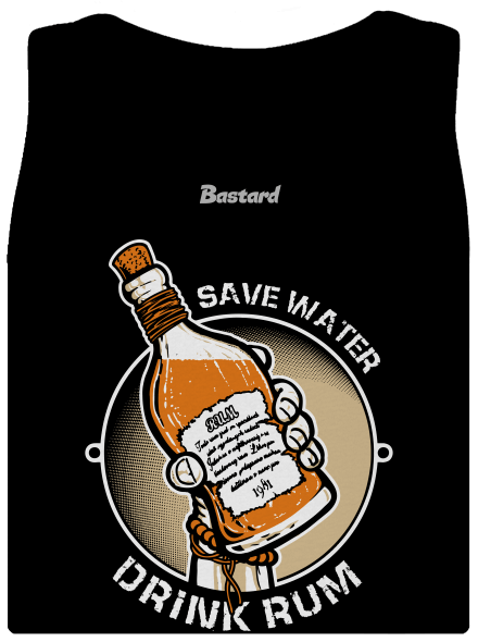 Save water klasszikus női trikó Black