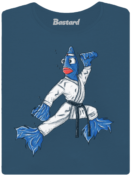  prémium női póló Petrol Blue