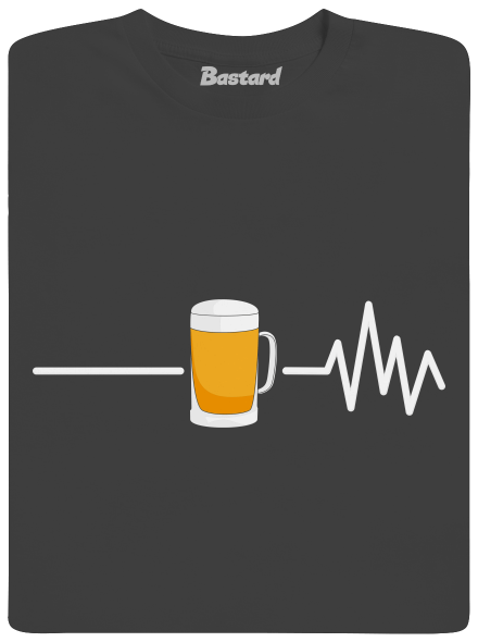 Beer help férfi hosszú ujjú póló Dark Grey