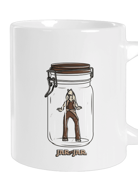 Jar in jar nagy bögre White