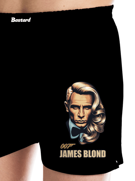 James Blond férfi alsó nadrág Black