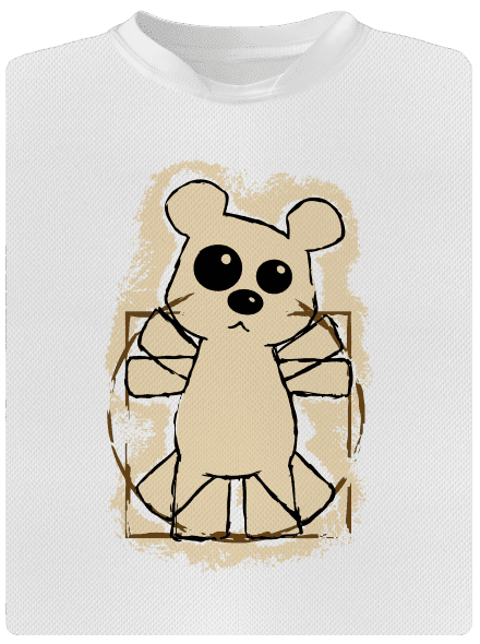 Da Vinci Teddy gyerek sport póló White