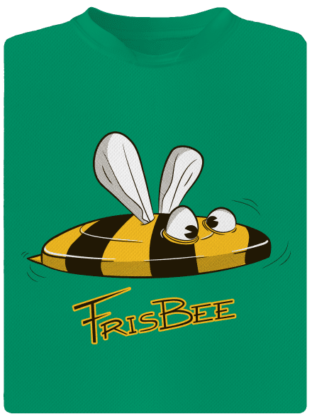 Frisbee gyerek sport póló Kelly Green Mal