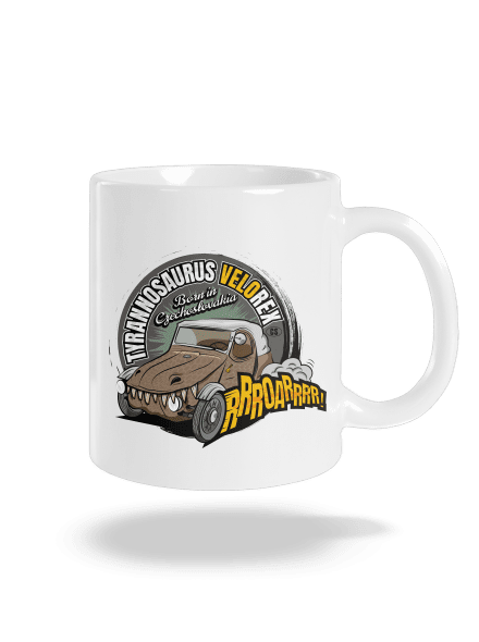 Tyrannosaurus Velorex hagyományos bögre White