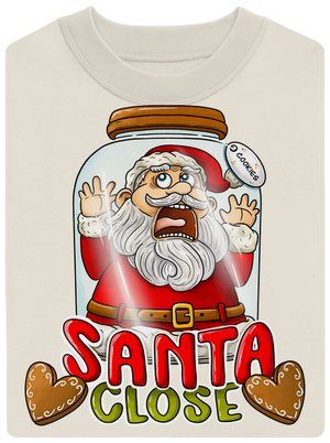 Santa Close unisex crewneck Off White