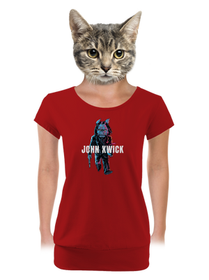 női póló elasztikus alsó szegéllyel