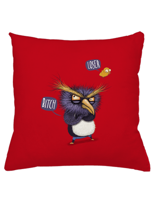 A pingvin nem repül párna Red