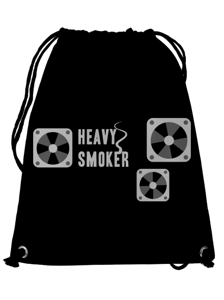 Heavy smoker hátizsák Black