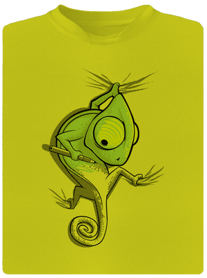 Hibajavító gyerek sport póló Neon Yellow