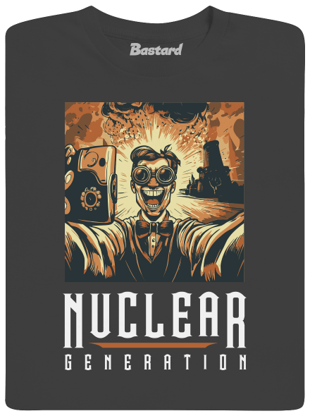 Nuclear generation férfi hosszú ujjú póló Dark Grey