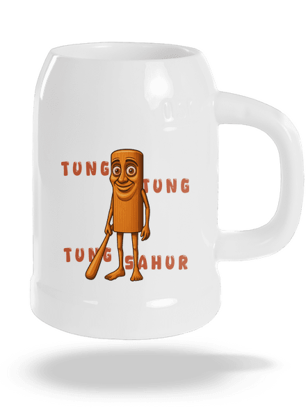 Tung Tung Tung Sahur – Italian Brainrot söröskorsó White