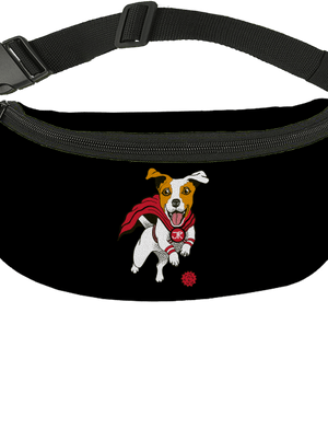 Jack Russell övtáska Black