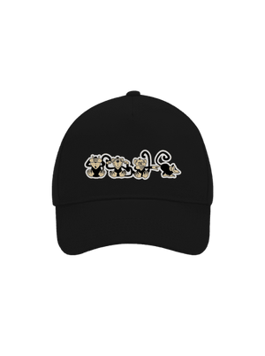 Majmok baseballsapka Black