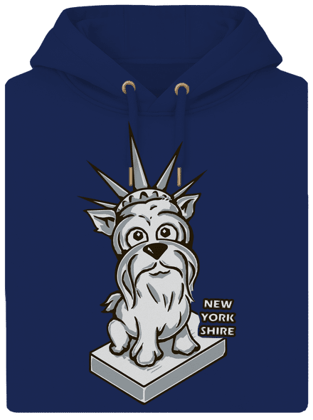 New Yorkshire unisex prémium pulóver Navy