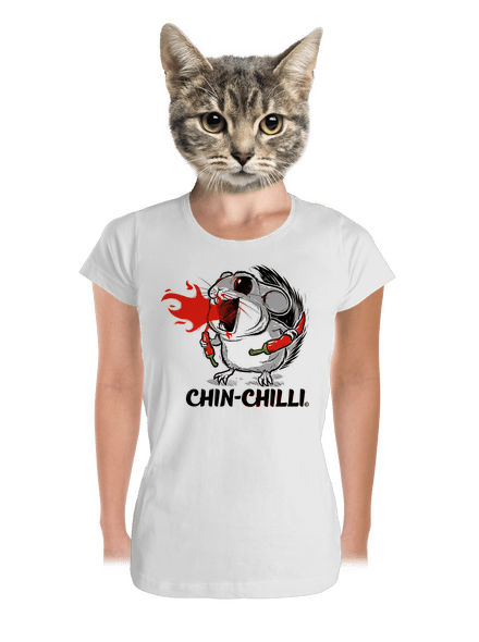 Chinchilli prémium női póló White