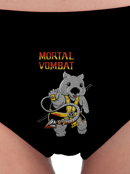 Mortal Vombat női bugyik Black