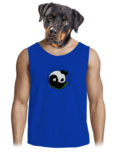 Két alvó panda férfi trikó Royal Blue