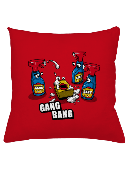 Gang bang párna Red