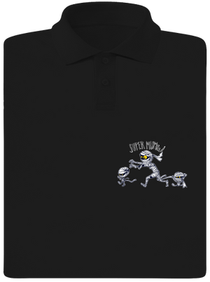 Super mumie férfi pólóingek Black